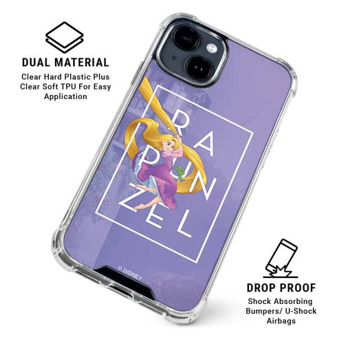 Disney Princess Rapunzel and Pascal iPhone 15 Clear Case
